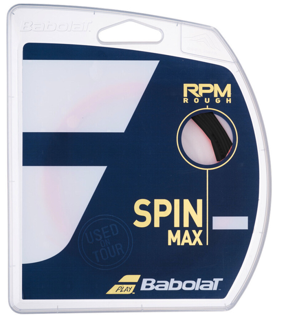 Tenisový výplet Babolat  RPM Rough Black (12 m)  1,35 mm - main (0)