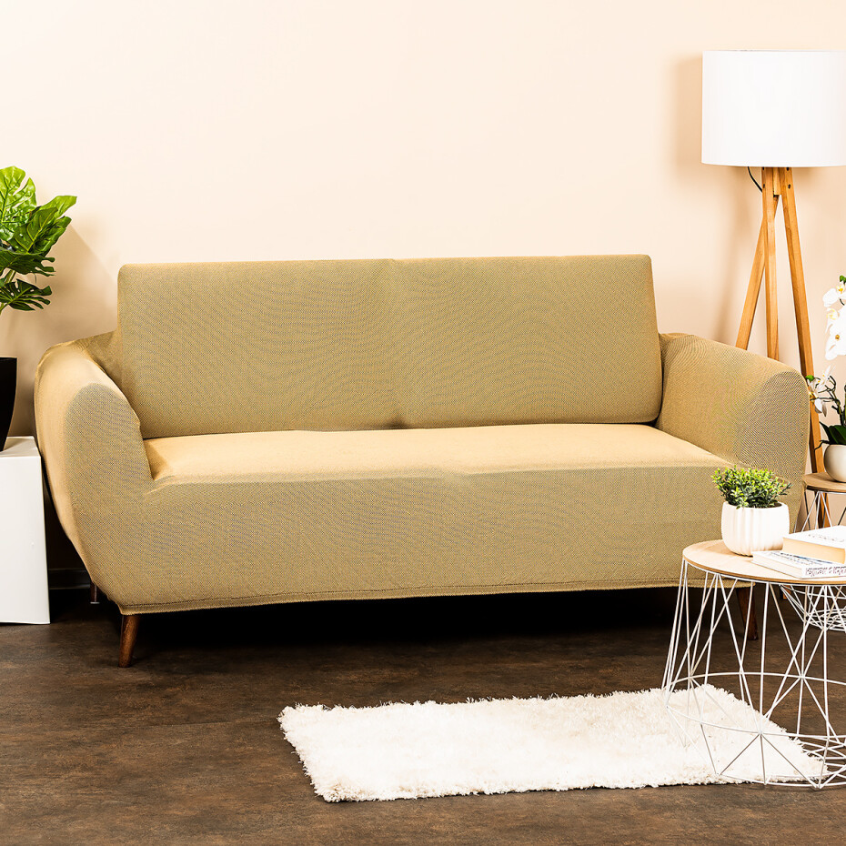 4Home Multielastický potah na dvojkřeslo Comfort béžová, 140 - 180 cm - main (1)