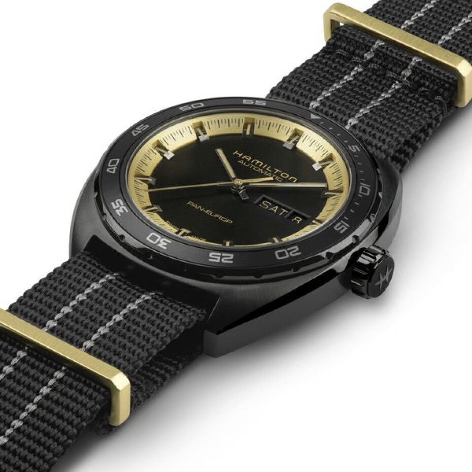 Hamilton American Classic Pan Europ Black & Gold Auto H35425730 - main (3)
