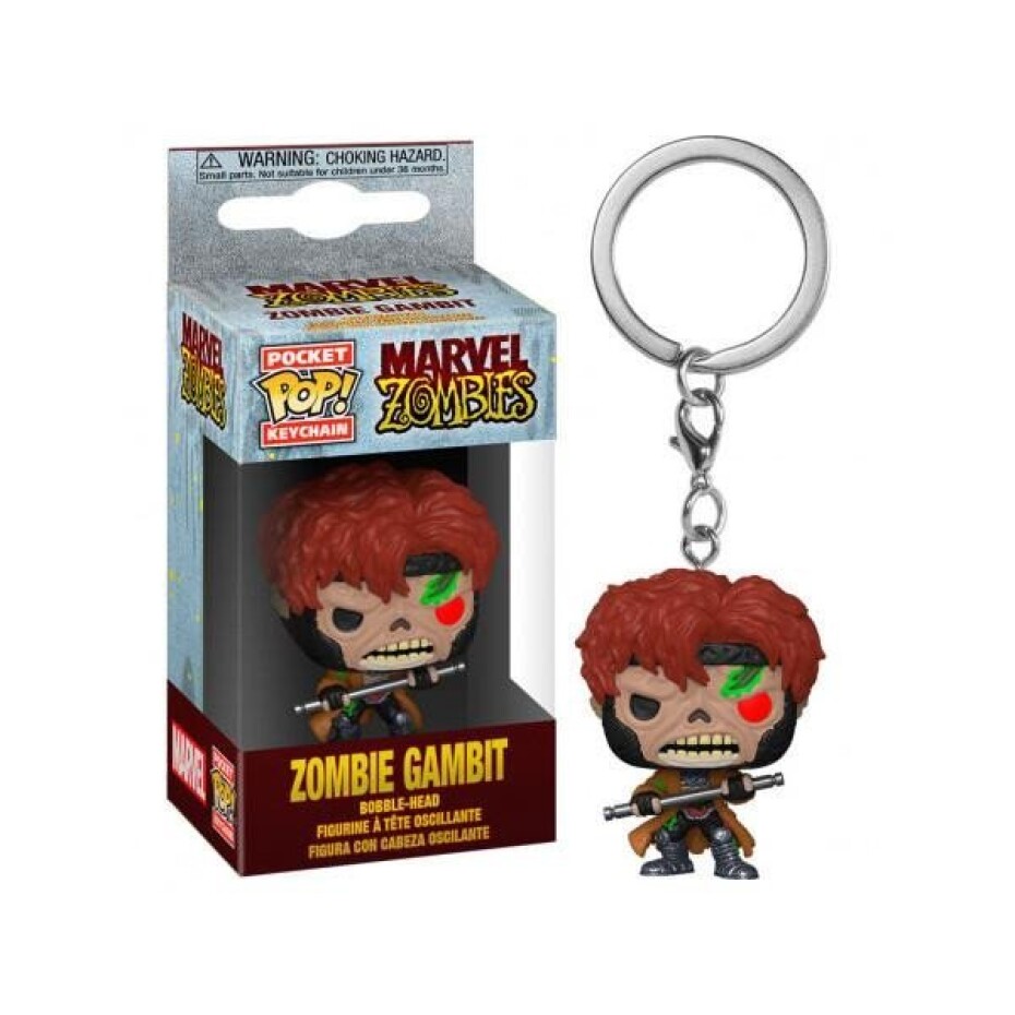 Funko POP Keychain: Marvel Zombies - Gambit (klíčenka) - main (0)