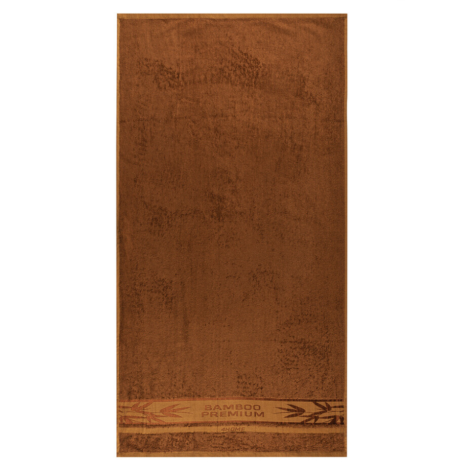4Home Sada Bamboo Premium osuška a ručník hnědá, 70 x 140 cm, 50 x 100 cm - main (1)