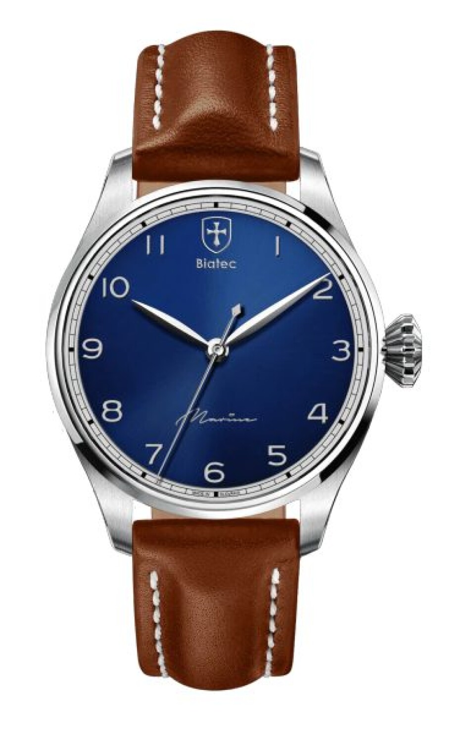 Biatec Marine 01 N - Černý kožený řemínek z pravého aligátora - main (16)