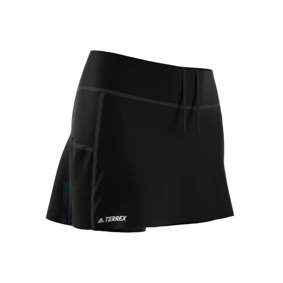 Dámská sukně adidas  W Agravic Skort BLACK/WHITE 38, černo-bílá - main (0)