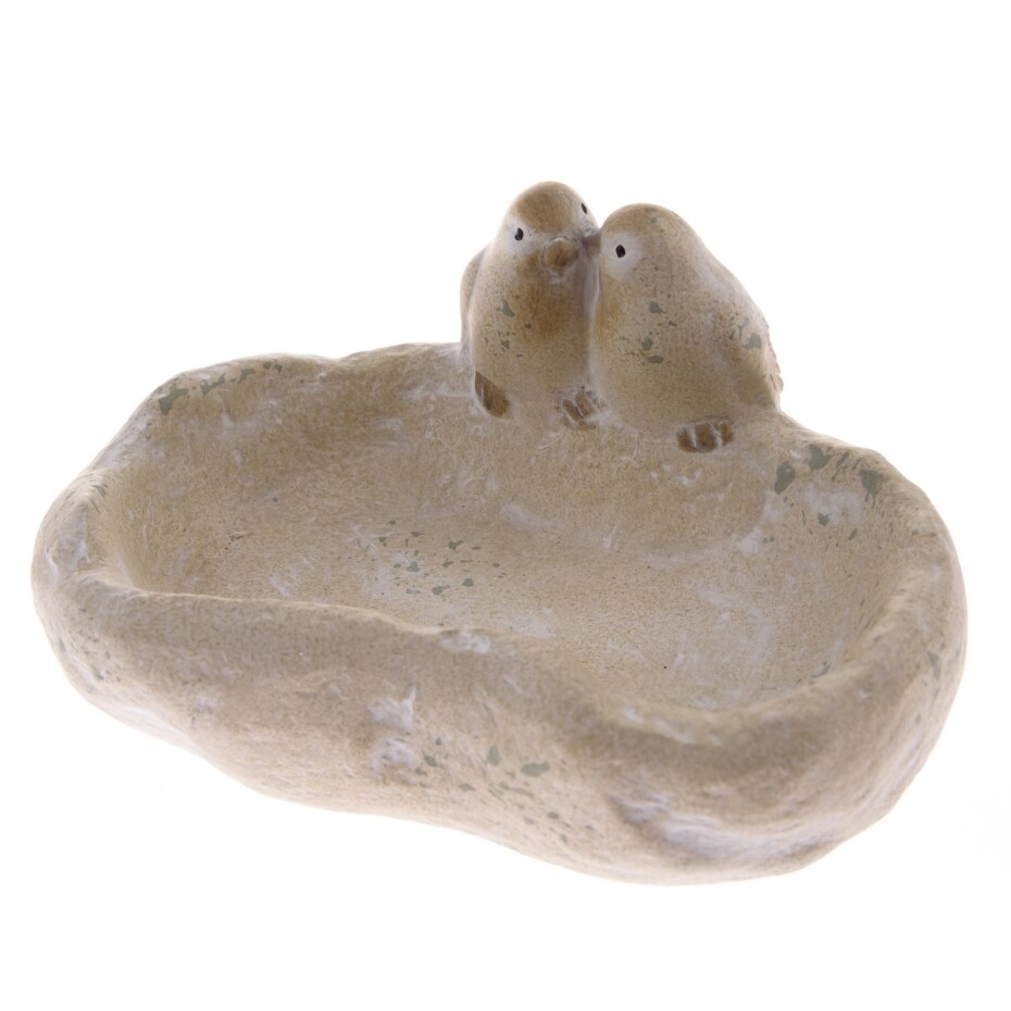 Terakotové pítko pro ptáčky Spring, 20 x 10 x 15,5 cm - main (0)