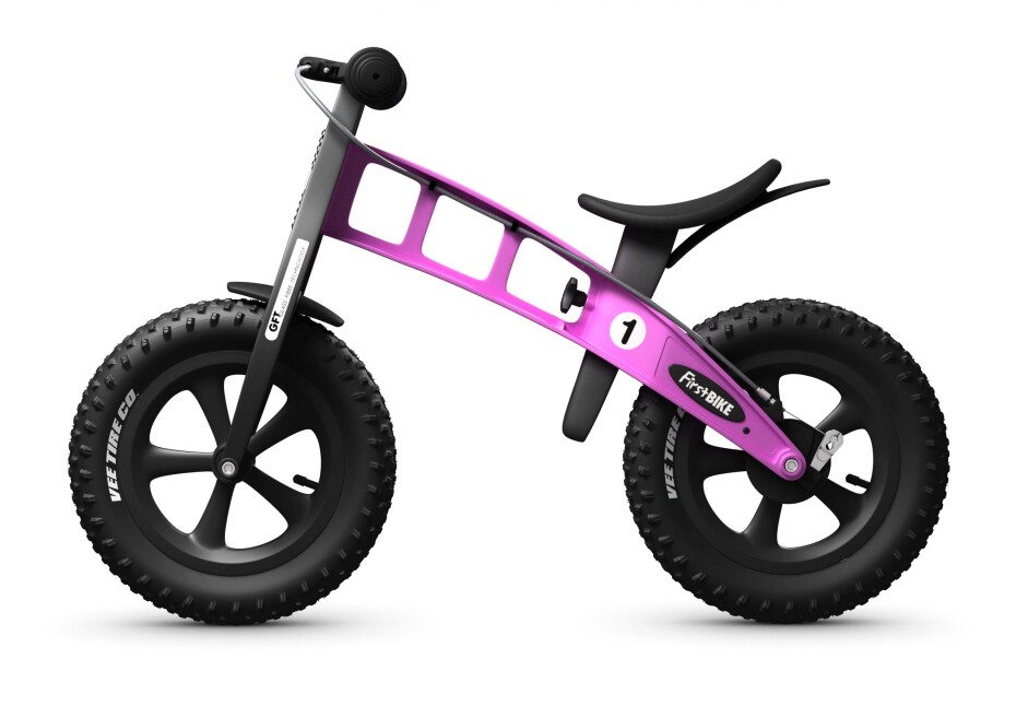 Dětské odrážedlo FirstBike  FAT Edition Pink - main (0)