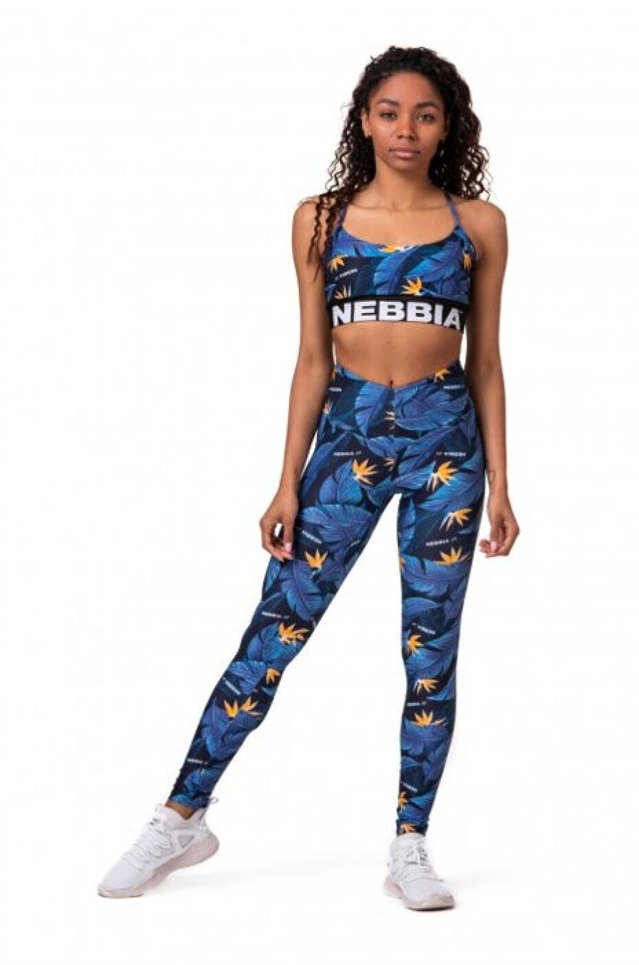 Nebbia High waist Ocean Power legíny 561 ocean blue - main (0)