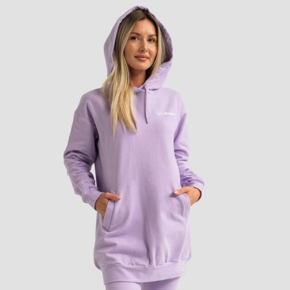 GymBeam Dámská Longline mikina Limitless Lavender - main (0)