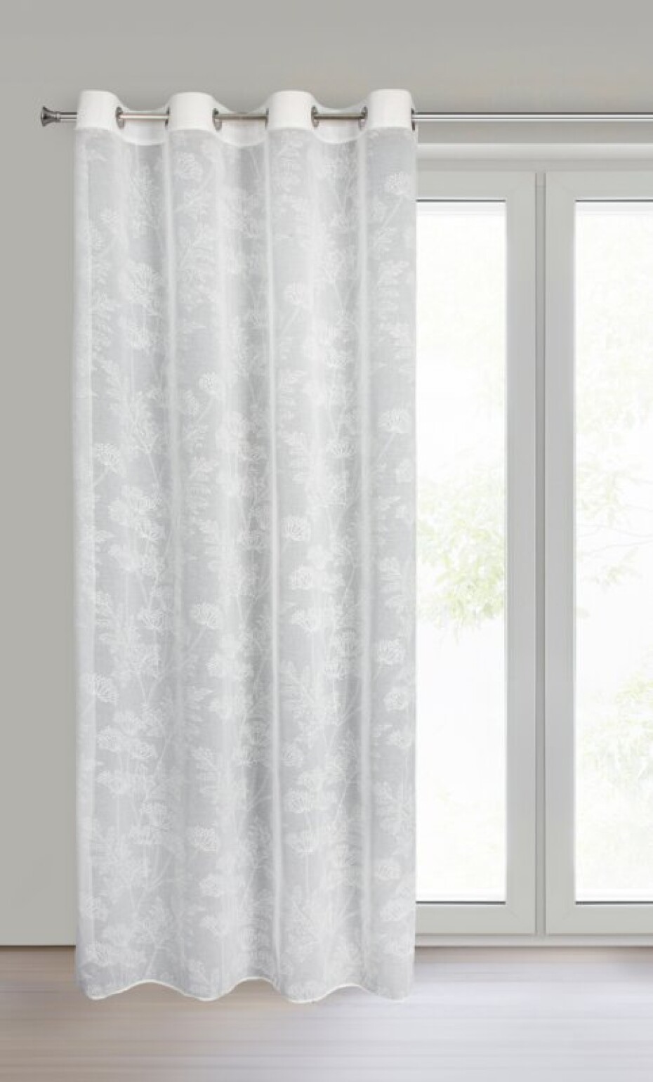 ArtFir Záclona POLY K | bílá 140 x 250 cm - main (2)
