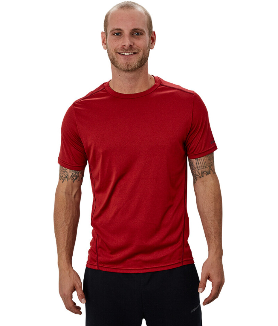 Pánské tričko Bauer Vapor Team Tech  M, červená - main (0)