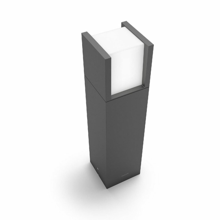 Philips Arbour UltraEfficient venkovní sloupkové LED svítidlo 3,8W 2700K 40cm, antracitová - main (1)
