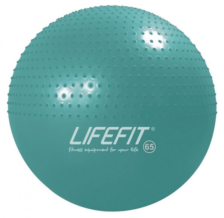 Lifefit Gymnastický masážní míč Massage Ball 65 cm tyrkysový - main (0)