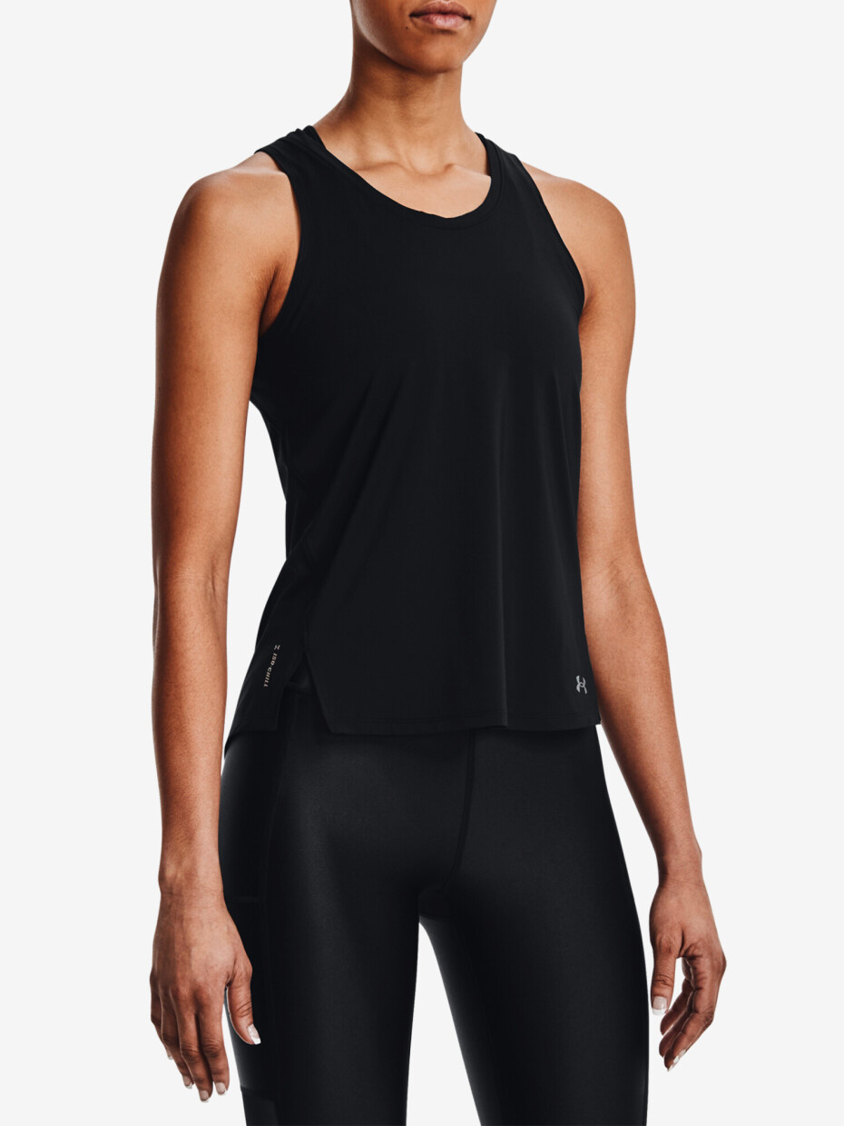 Dámské tílko Under Armour  IsoChill Run Laser Tank-BLK XS - main (0)