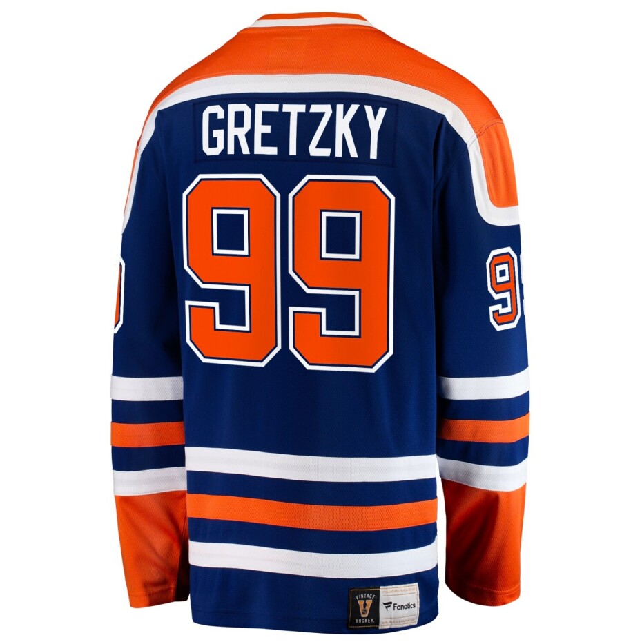 Dres Fanatics Breakaway Jersey NHL Vintage Edmonton Oilers Wayne Gretzky 99 - main (1)