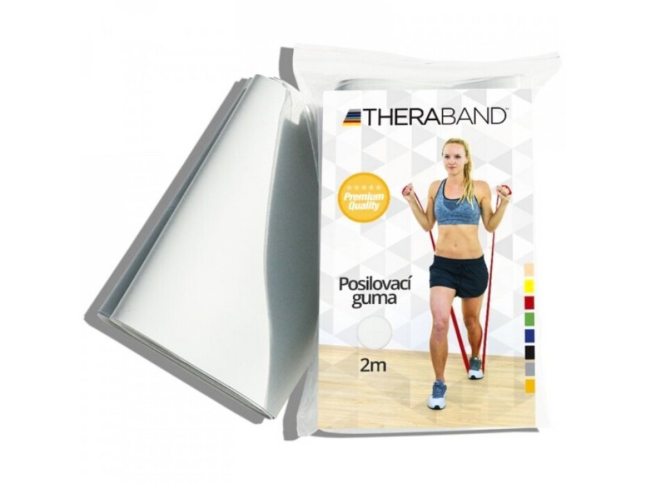 Thera-Band Posilovací guma 2 m, stříbrná, super silná - main (0)