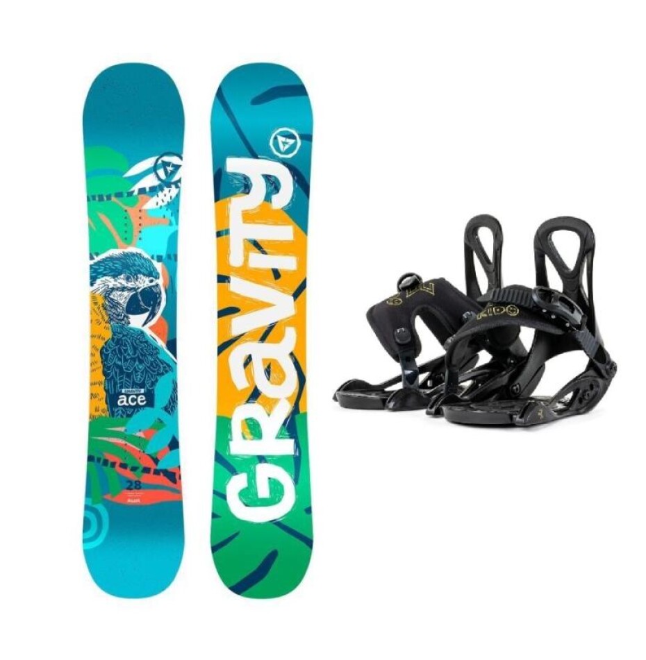 Gravity Ace dětský snowboard + Beany Kido vázání - main (0)
