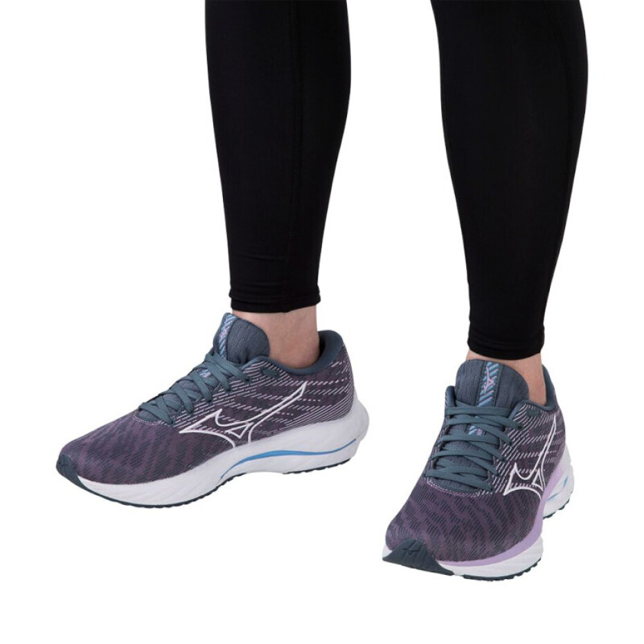 Dámská běžecká obuv Mizuno  Wave Rider 26 Wisteria/White/China Blue  UK 3,5 - main (8)