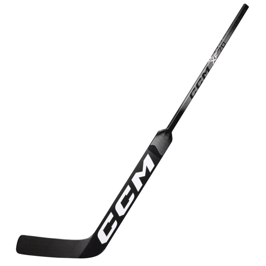 Kompozitová brankářská hokejka CCM Tacks XF 70 Black/Grey Intermediate 23 palců, L (normální gard) - main (0)