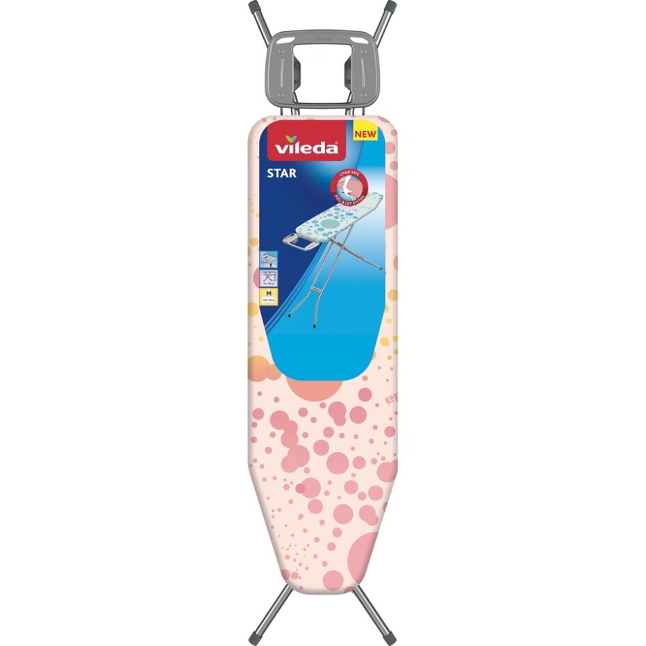 VILEDA Vileda Star žehlicí prkno 120 × 38 cm růžové 163324  - main (1)