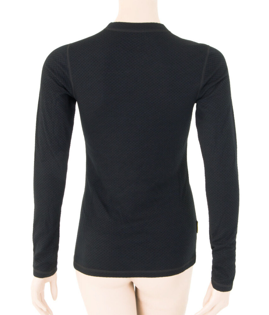 Sensor Double Face merino wool triko dl.ruk. černá - main (1)