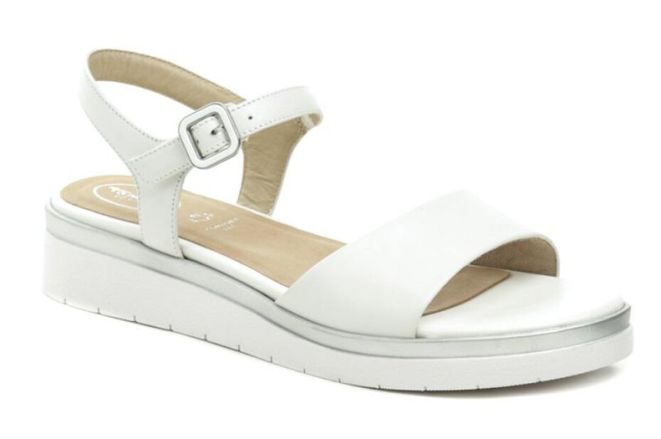 Tamaris Comfort 8-58708-42 bílé dámské nadměrné sandály - main (0)