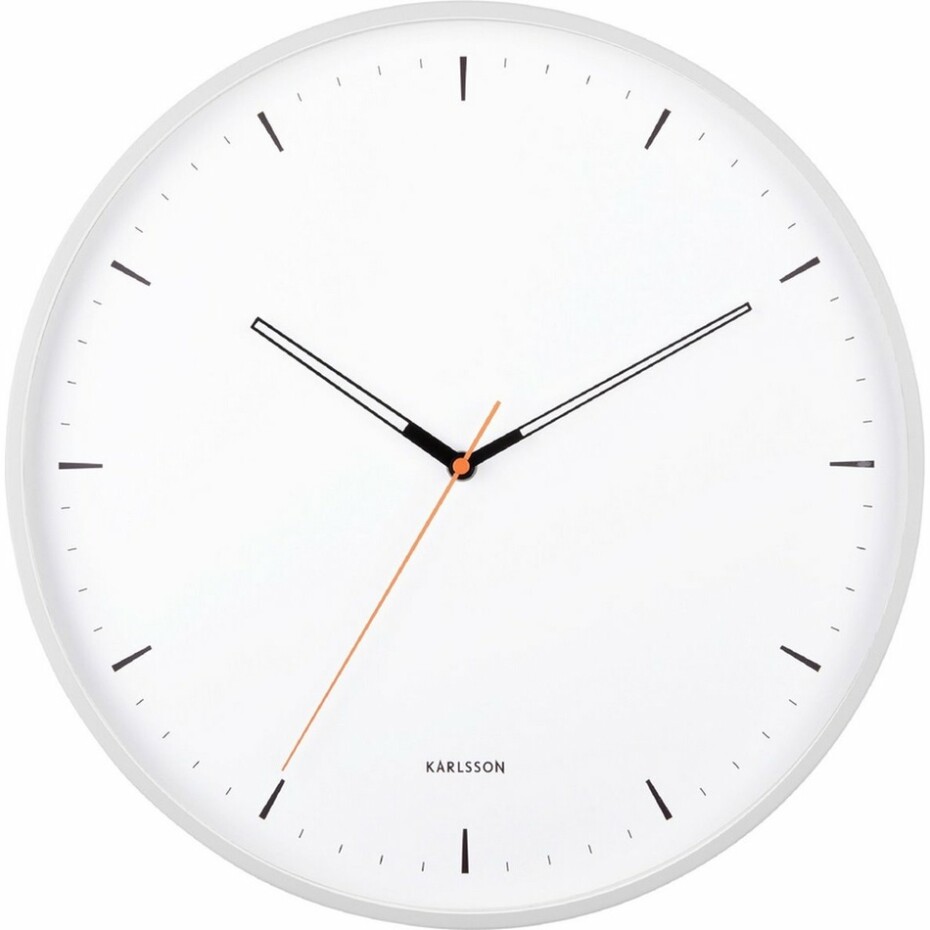 Karlsson 5940WH designové nástěnné hodiny 40 cm - main (0)
