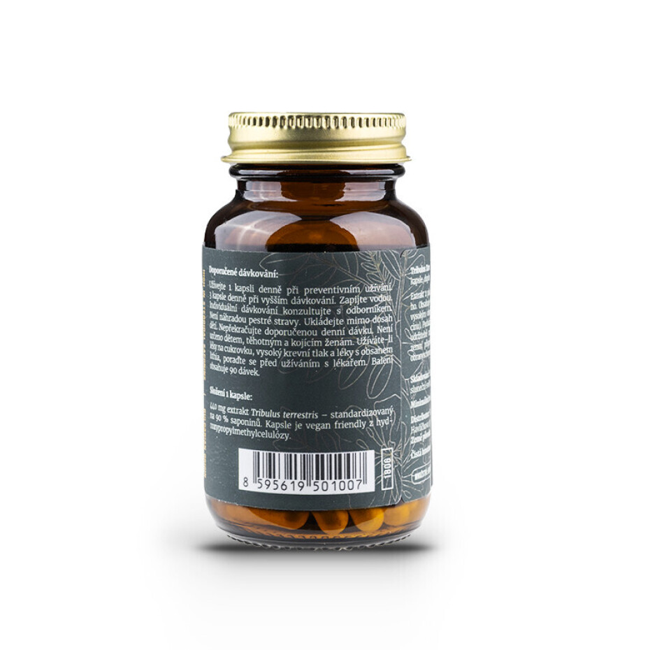 Vitalvibe Tribulus Xtreme Bulgarian 90% saponins extract 90 kapslí - main (1)