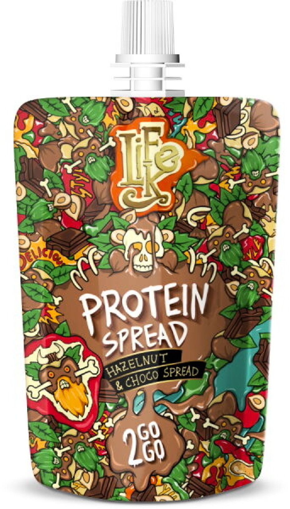 LifeLike 2 GOGO Protein lískový oříšek a čokoláda 80 g - main (0)