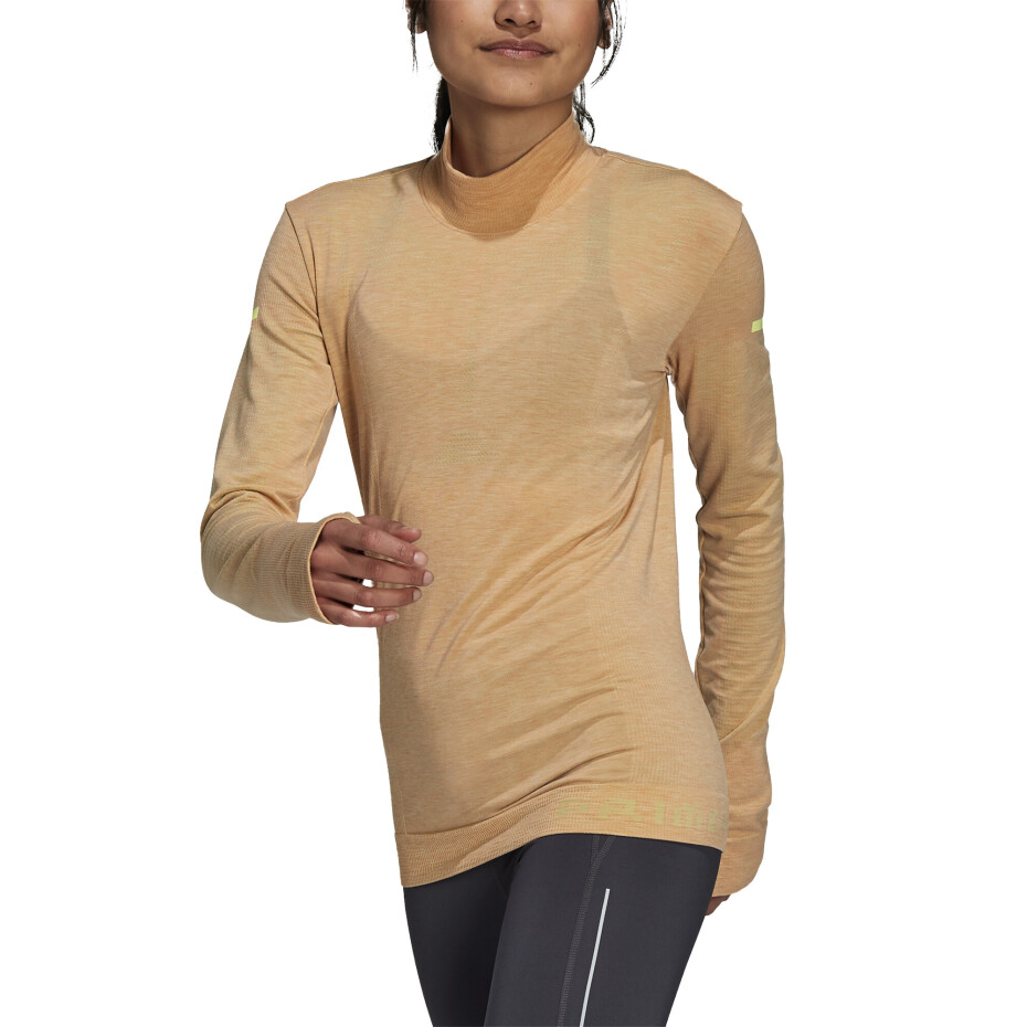 Dámské tričko adidas  Primeknit Running Ambient Blush Melange  M - main (3)