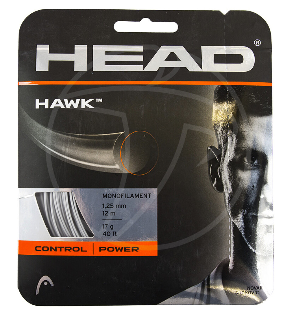 Tenisový výplet Head  Hawk Grey 1.25 mm (12 m) - main (1)