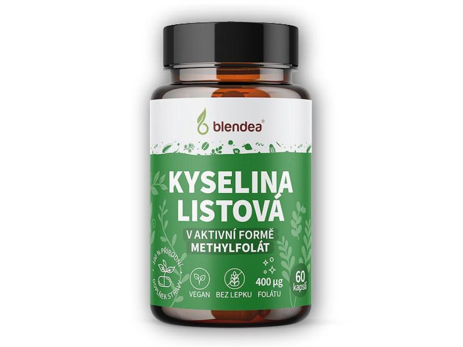 Blendea Kyselina listová Methylfolát 60 kapslí - main (0)