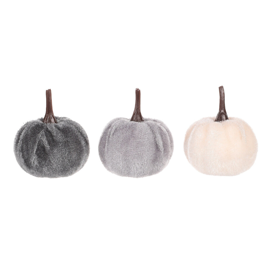 Dýně potažená látkou mix šedá, plast, 24 ks, pr. 4 cm - main (0)