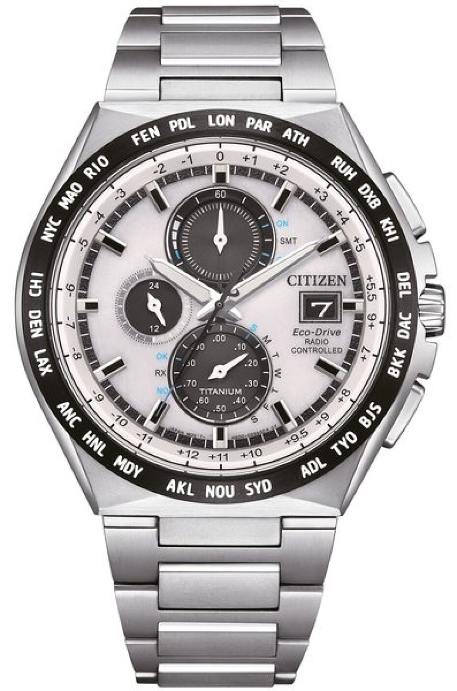 Citizen Worldtime Radio Controlled Super Titanium AT8238-84A - main (0)