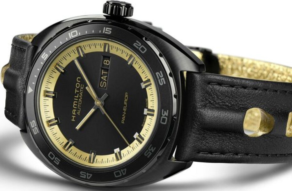 Hamilton American Classic Pan Europ Black & Gold Auto H35425730 - main (4)
