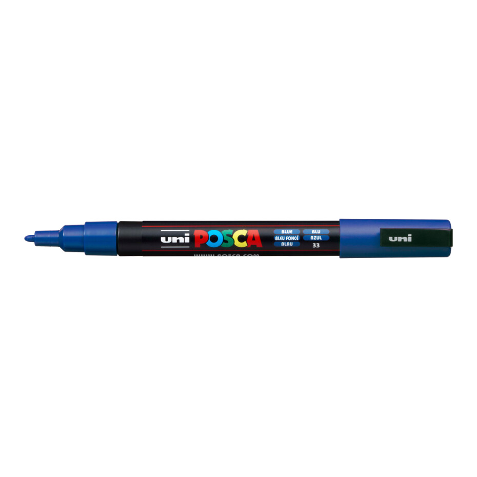 Posca popisovač PC-3M, 0,9 - 1,3 mm, modrá (33) - main (0)