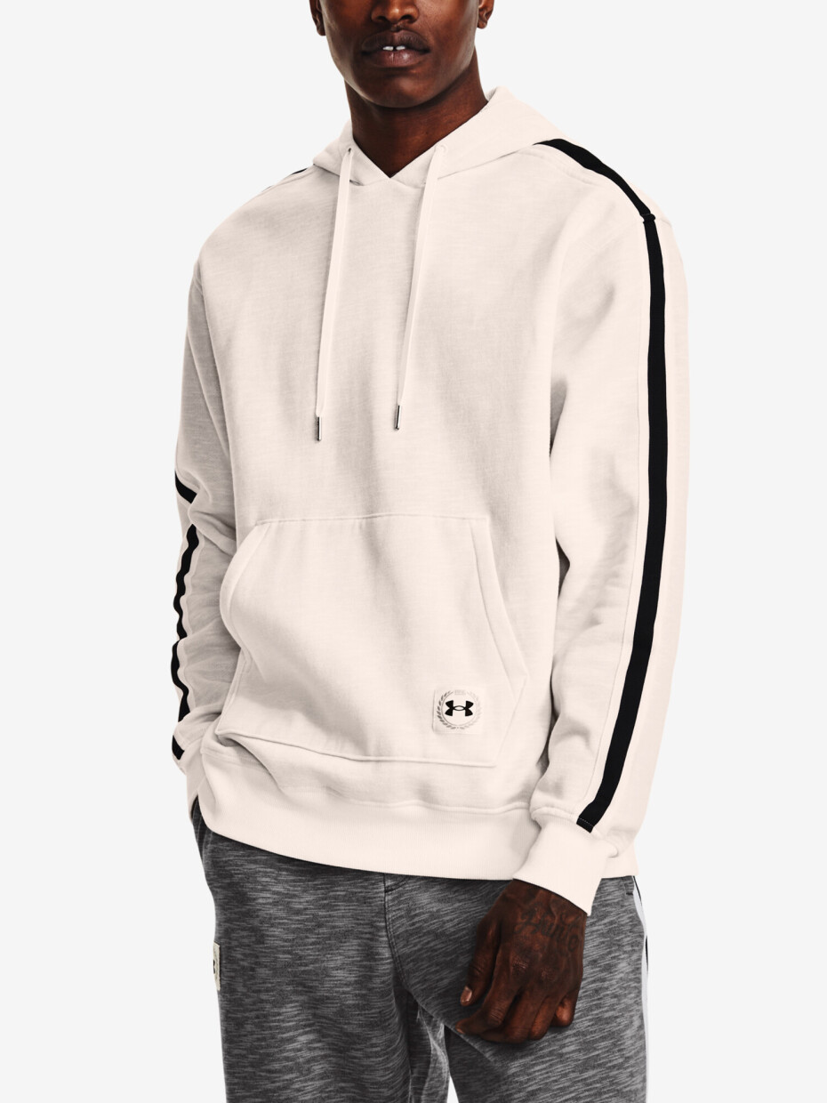 Pánská mikina Under Armour  Essential Heritage Flc HD-WHT XL - main (0)