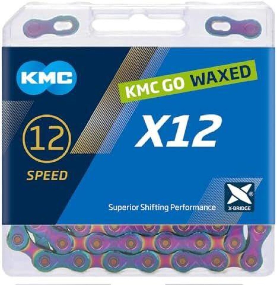 Kmc X12 Aurora Modrý Waxed BOX řetěz - main (0)