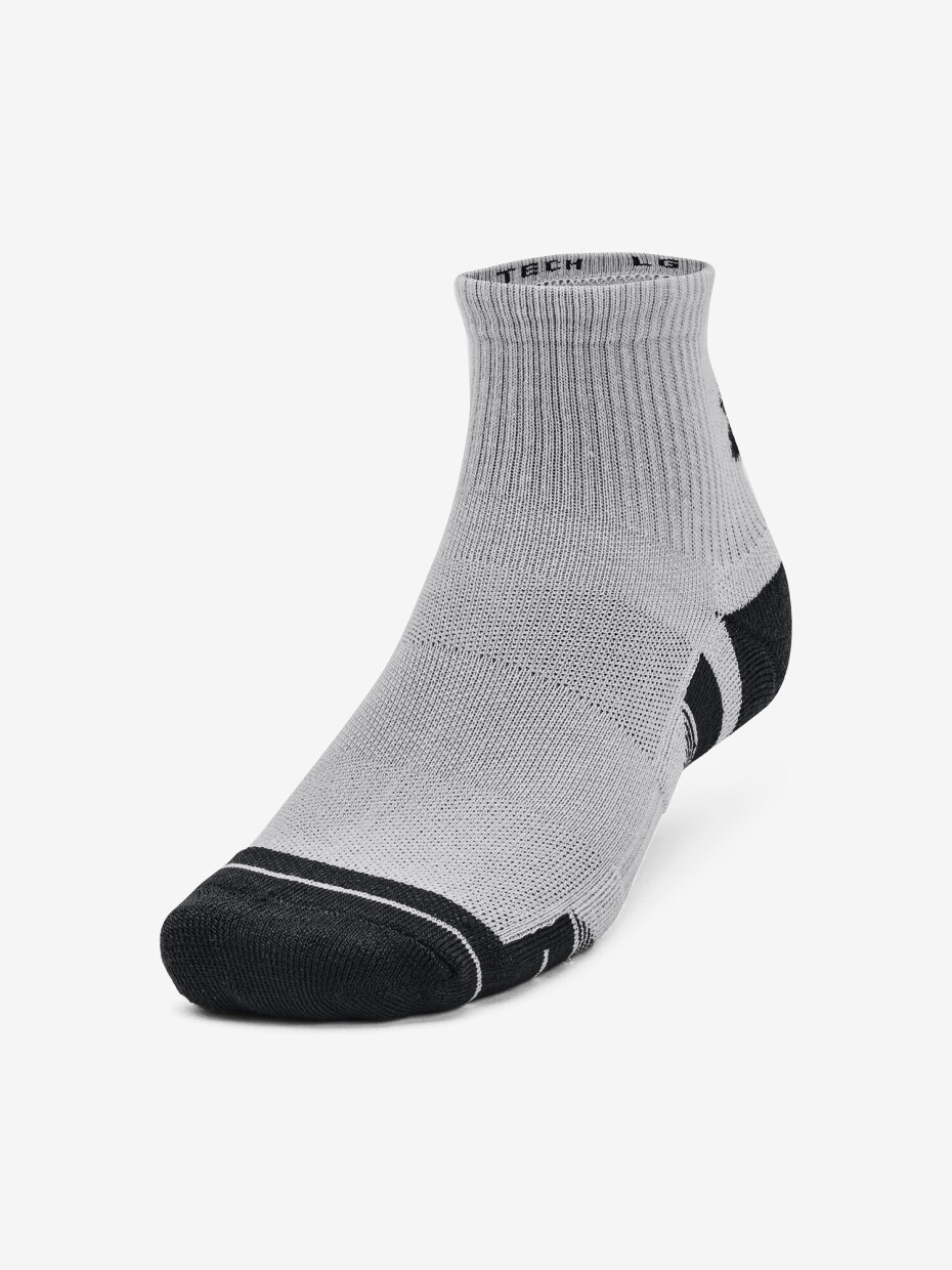 Ponožky Under Armour  Performance Tech 3pk Qtr-GRY  L - main (3)