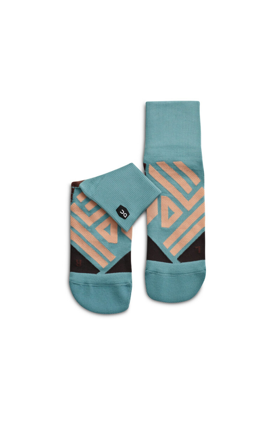 Dámské ponožky On  Mid Sock Sea/Rosebrown  L - main (3)