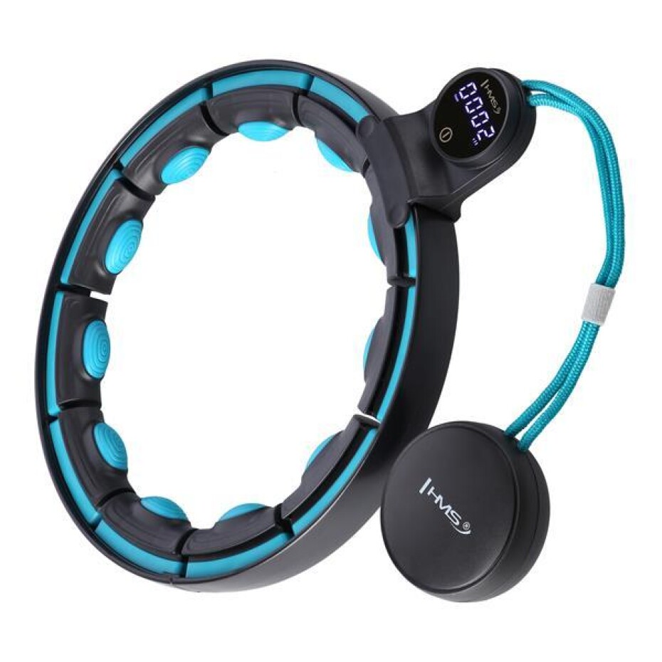 HMS Masážní hula hoop HHM17 se závažím, magnety a počítadlem černá/mátová - main (0)