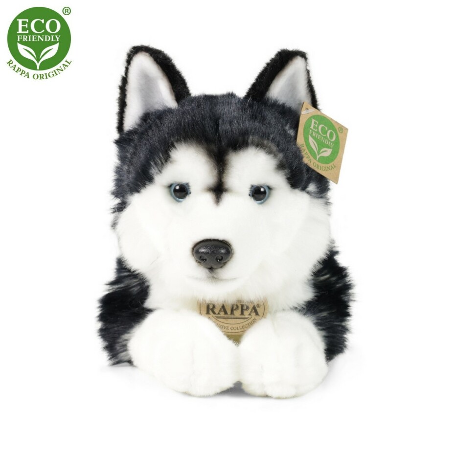 Rappa Plyšový pes husky, 36 cm ECO-FRIENDLY - main (1)