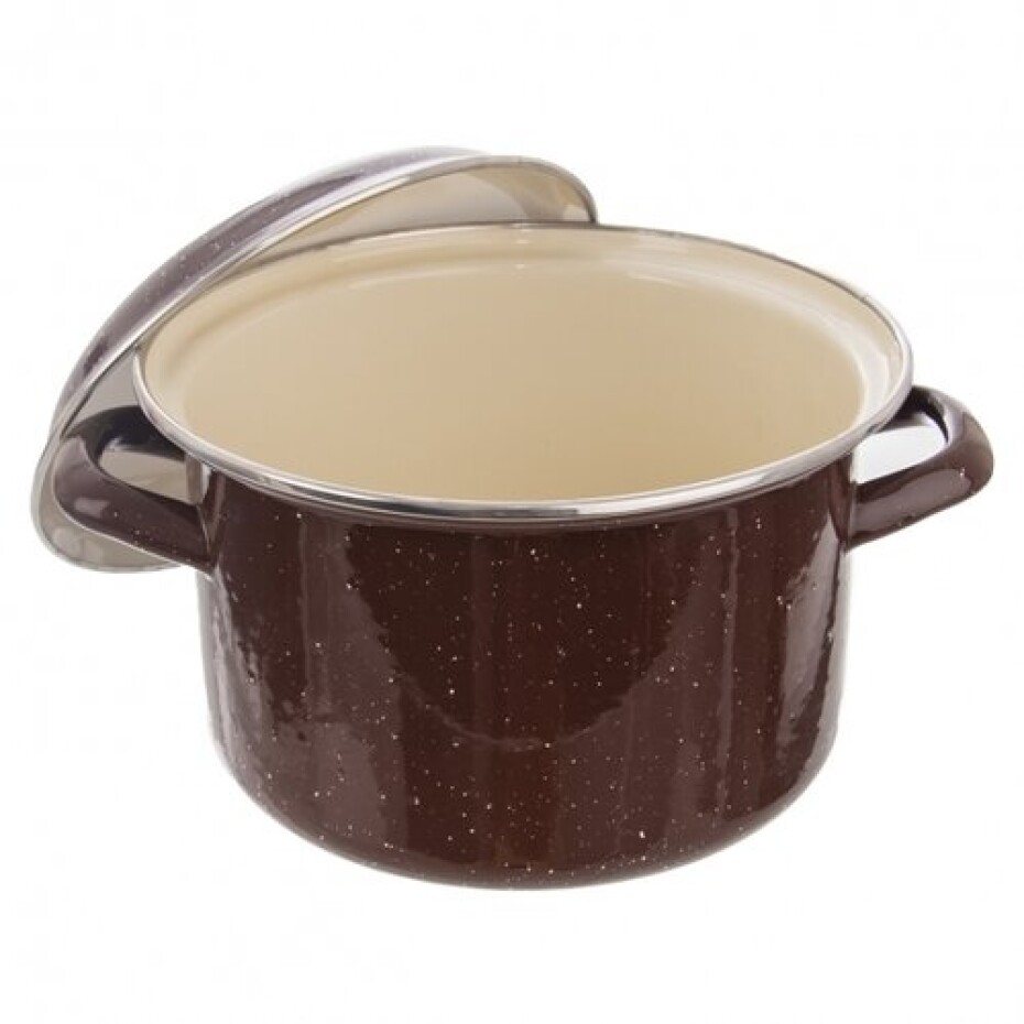 Orion Smaltovaný kastrol s poklicí Brown LEM, 3,3 l, 3,3 l - main (1)