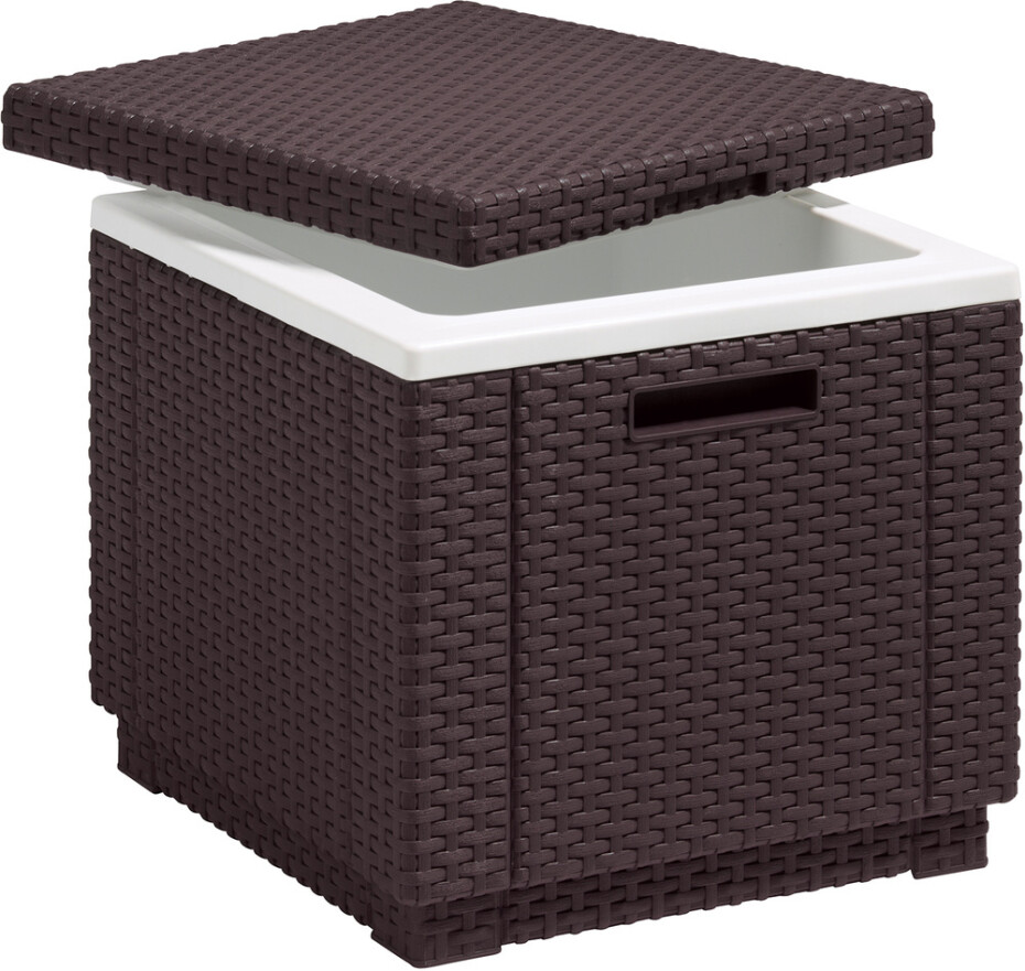 KETER Zahradní taburetka s lednicí FROST CUBE | hnědá - main (2)