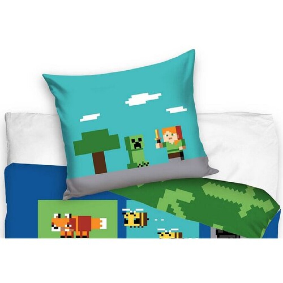 Carbotex Dětské povlečení Minecraft Figure, 140 x 200 cm, 70 x 90 cm - main (2)
