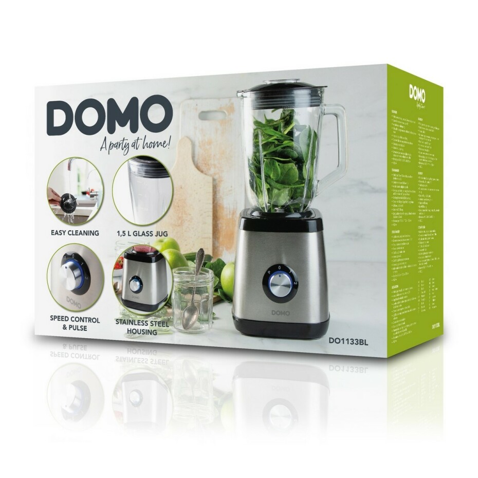 DOMO DO1133BL stolní mixér se skleněnou nádobou - main (9)