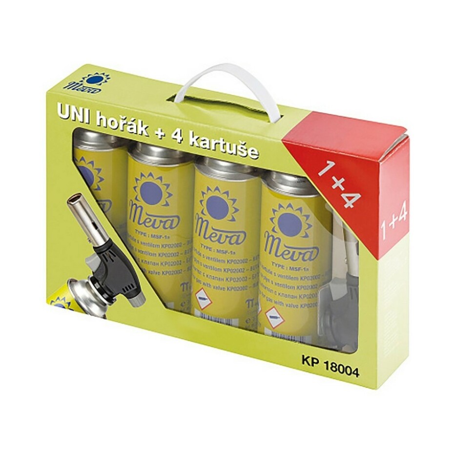 MEVA Univerzální hořák + 4 ks kartuše KP18004 - main (0)