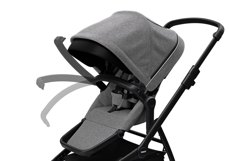 Městský kočárek Thule Sleek Black/Gray Melange - main (2)