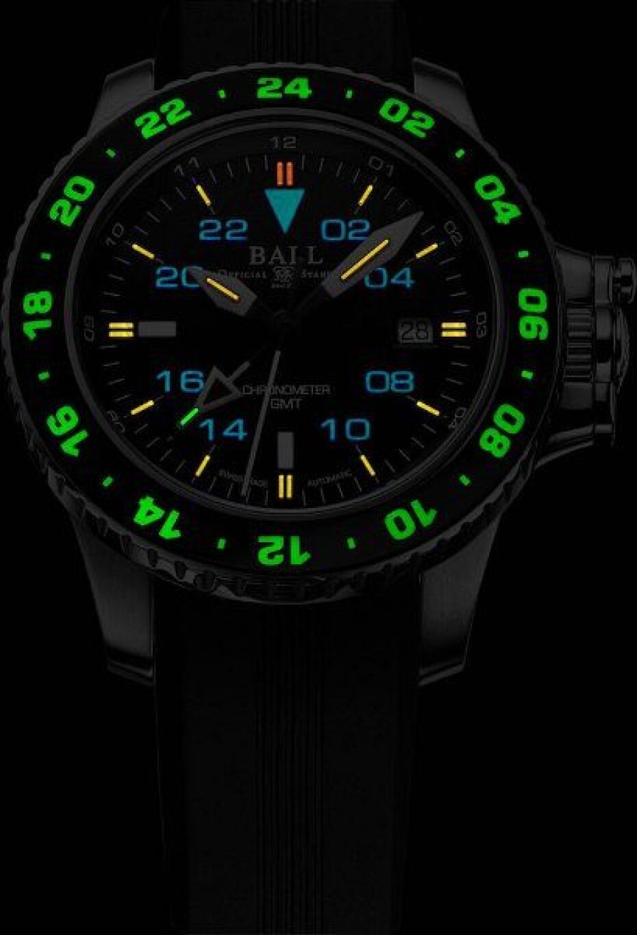 Ball Engineer Hydrocarbon AeroGMT II (42 mm) COSC DG2018C-P3C-BK - main (1)