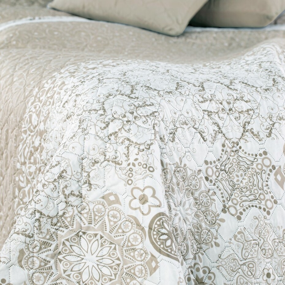 DecoKing Přehoz na postel Alhambra béžová, 220 x 240 cm, 220 x 240 cm - main (2)
