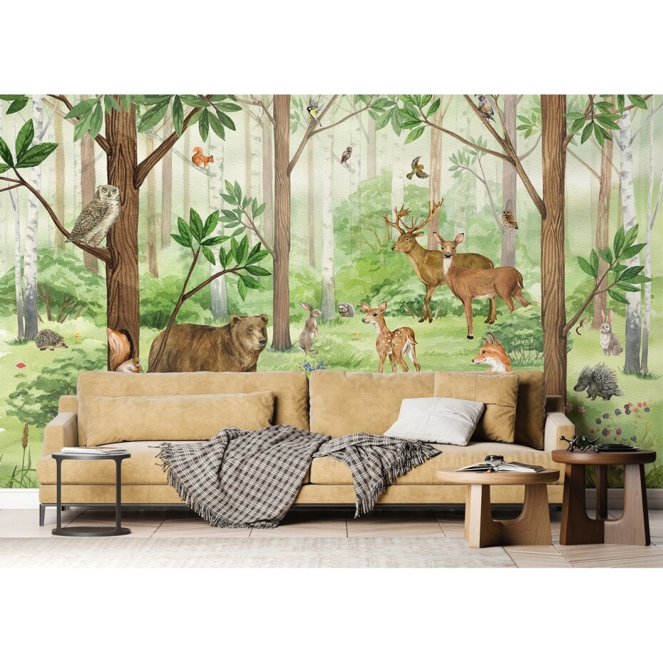 Fototapeta XXL Forest Kids 360 x 254 cm, 4 díly - main (1)
