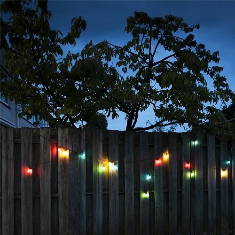 Venkovní osvětlení Šiška barevná, 20 LED Filament žárovky, prodloužení - main (1)